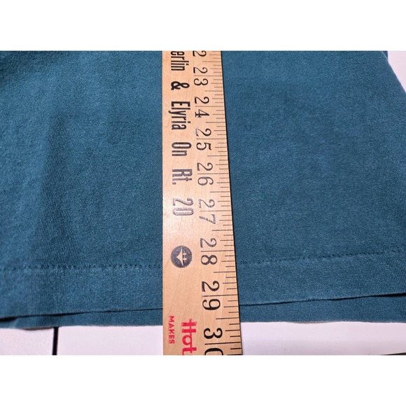 Fruit of the Loom Mens Teal‎ Long Sleeve Turtleneck Casualwear XL - Picture 6 of 6